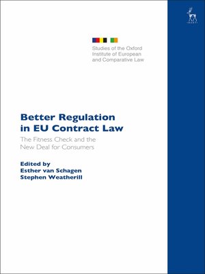 cover image of Better Regulation in EU Contract Law